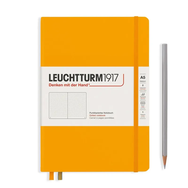 Aanbieding Leuchtturm1917 medium – dotted – rising sun