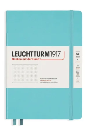 Leuchtturm1917 medium – dotted – aquamarine Alleen Vandaag
