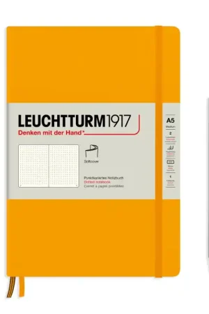 Koop Vandaag Leuchtturm1917 soft cover medium A5 Rising sun dotted