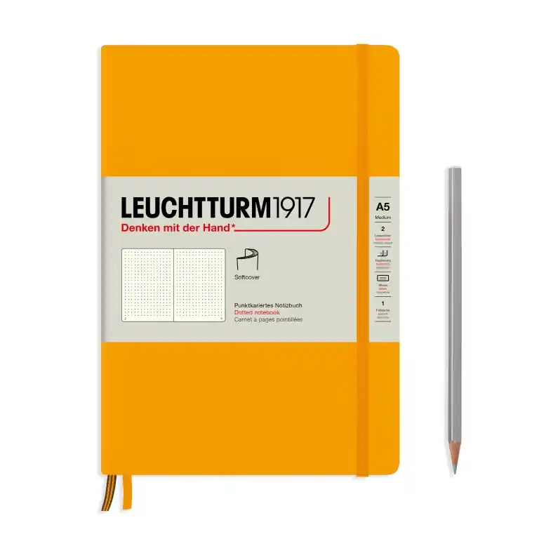 Koop Vandaag Leuchtturm1917 soft cover medium A5 Rising sun dotted