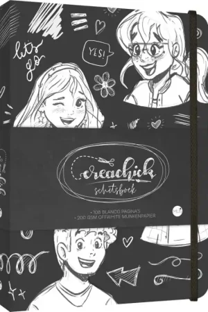 Creachick schetsboek – zwart Speciale Aanbieding