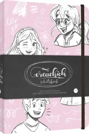 Rechtstreeks Van De Fabrikant Creachick schetsboek – roze