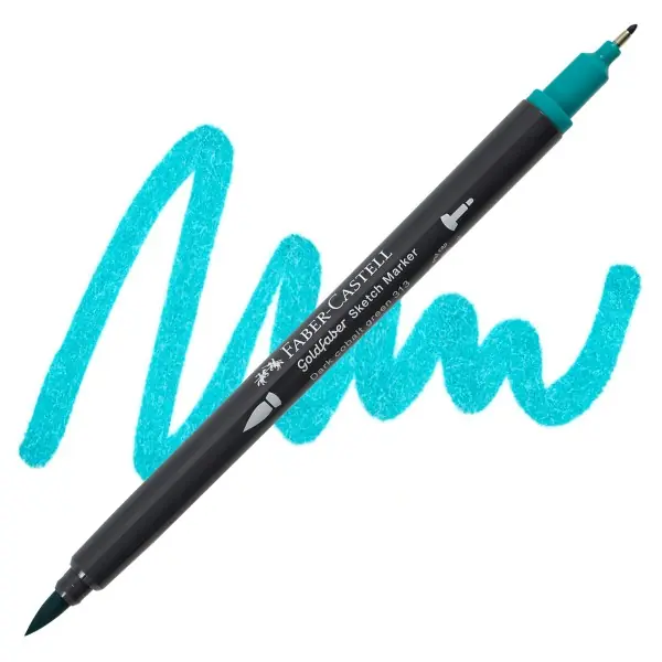 Veilige Betaling Faber-Castell goldfaber sketch dualmarker – 313 dark cobalt green