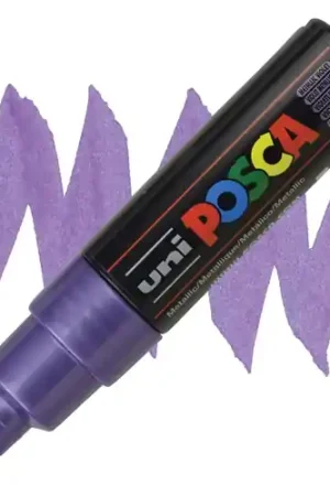 Gratis Retour Posca acrylmarker – PC-8K 8mm – 12 metallic violet
