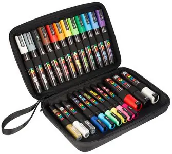 Premium Posca acrylmarker – koffer 24