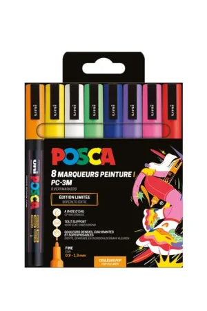 Shop Nu Posca acrylmarker – PC-3M – 8 POP limited edition