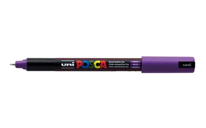 Posca acrylmarker – PC-1MR 0.7mm – 12 paars Rechtstreeks Van De Fabrikant