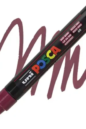 Korting Posca acrylmarker – PC-5M 1.8-2.5mm – 60 wijnrood