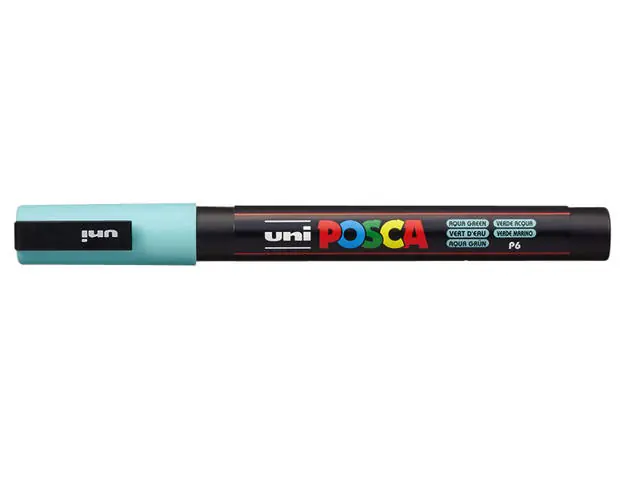 Meest Verkocht Posca acrylmarker – PC-3M 0.9-1.3mm – 6 aquagroen