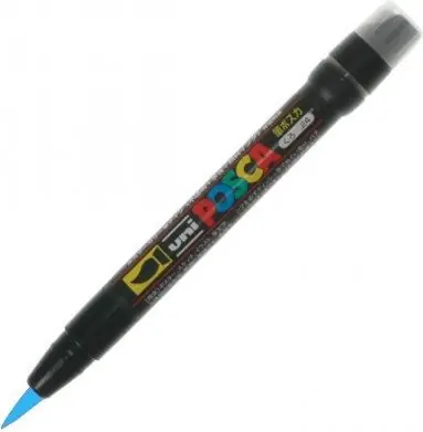 Posca acrylmarker – PCF-350 brush – 8 lichtblauw Koop Vandaag