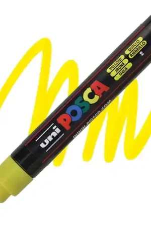 Flitsaanbieding Posca acrylmarker – PC-5M 1.8-2.5mm – 2 geel
