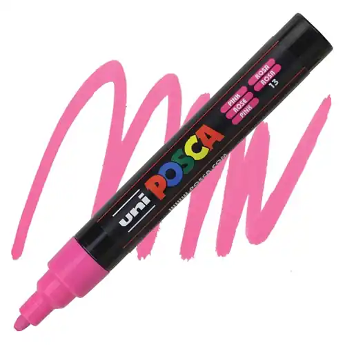 Posca acrylmarker – PC-5M 1.8-2.5mm – 13 roze Populair