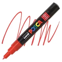 Posca acrylmarker – PC-1MC 0.7mm – 15 rood Laatste Versie