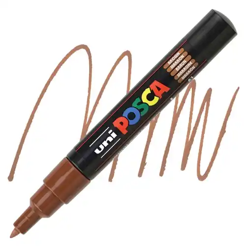 Posca acrylmarker – PC-1MC 0.7mm – 21 kastanjebruin Must-Have