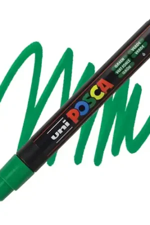 Veilige Betaling Posca acrylmarker – PC-3M 0.9-1.3mm – 6 donkergroen