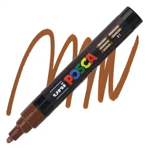 Favoriet Posca acrylmarker – PC-5M 1.8-2.5mm – 21 kastanjebruin