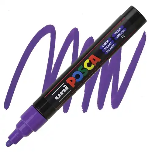 Koop Vandaag Posca acrylmarker – PC-5M 1.8-2.5mm – 12 paars