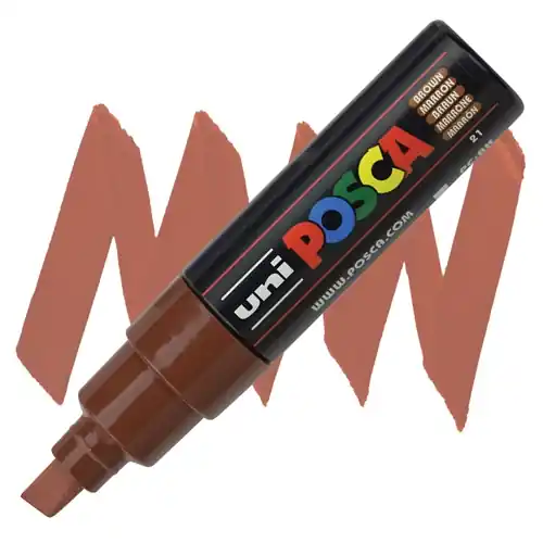 Posca acrylmarker – PC-8K 8mm – 21 kastanjebruin Hete Deal