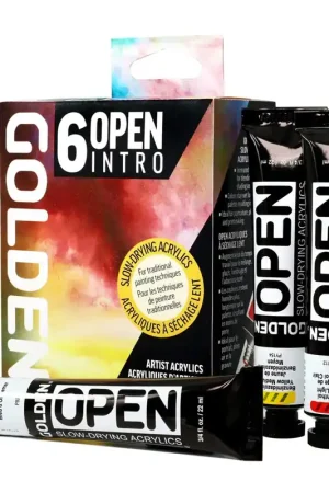 Superprijs Golden open acryl – set intro 6x22ml