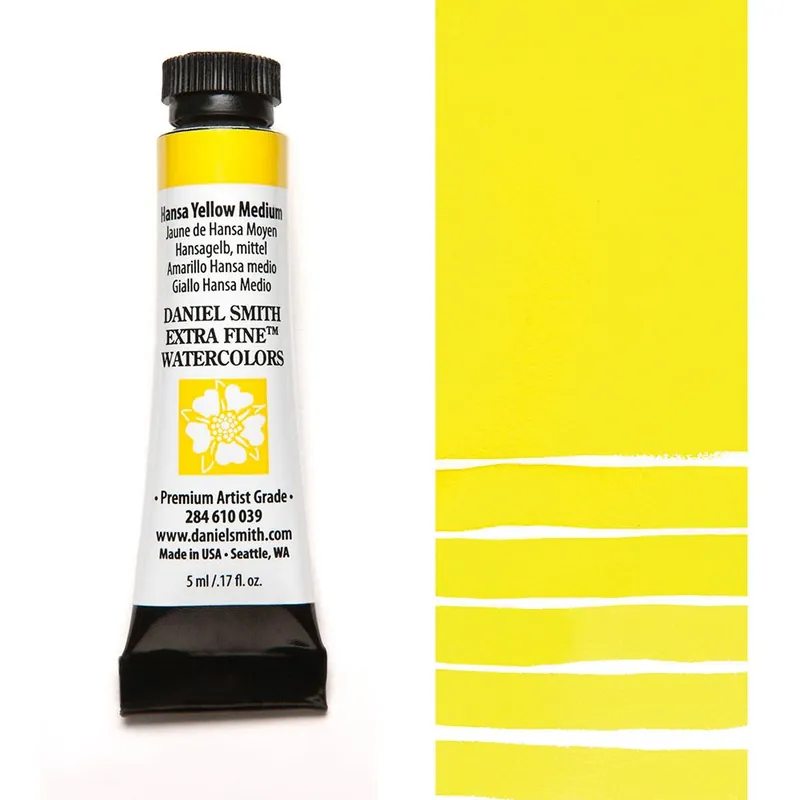 Daniel Smith extra fine watercolors – s2 039 hansa yellow medium Gecertificeerd