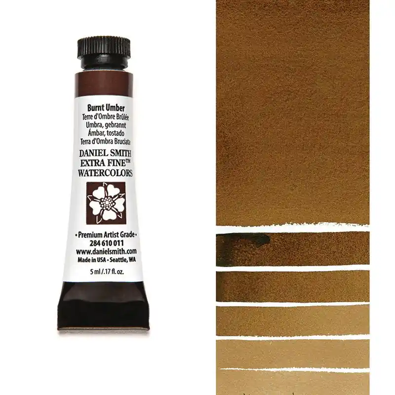 Bestseller Daniel Smith extra fine watercolors – s1 011 burnt umber