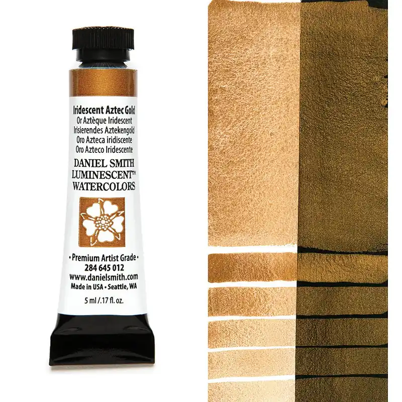Favoriet Daniel Smith extra fine watercolors – s1 012 iridescent aztec gold