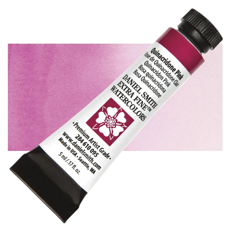 Daniel Smith extra fine watercolors – s2 095 Quinacridone pink Premium