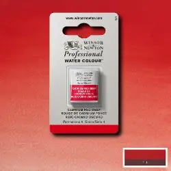 Direct Verzonden Winsor & Newton PWC 1/2 napje S4 – 097 cadmium red deep