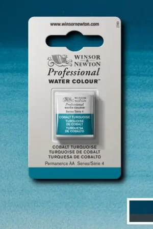 Winsor & Newton PWC 1/2 napje S4 – 190 cobalt turquoise Direct Verzonden