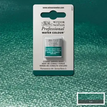 Actieprijs Winsor & Newton PWC 1/2 napje S3 – 185 Cobalt green deep