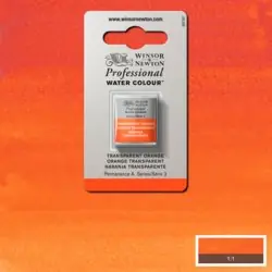 Gereduceerde Prijs Winsor & Newton PWC 1/2 napje S3 – 650 Transparant orange