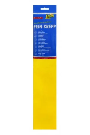 Crepepapier geel Koopje