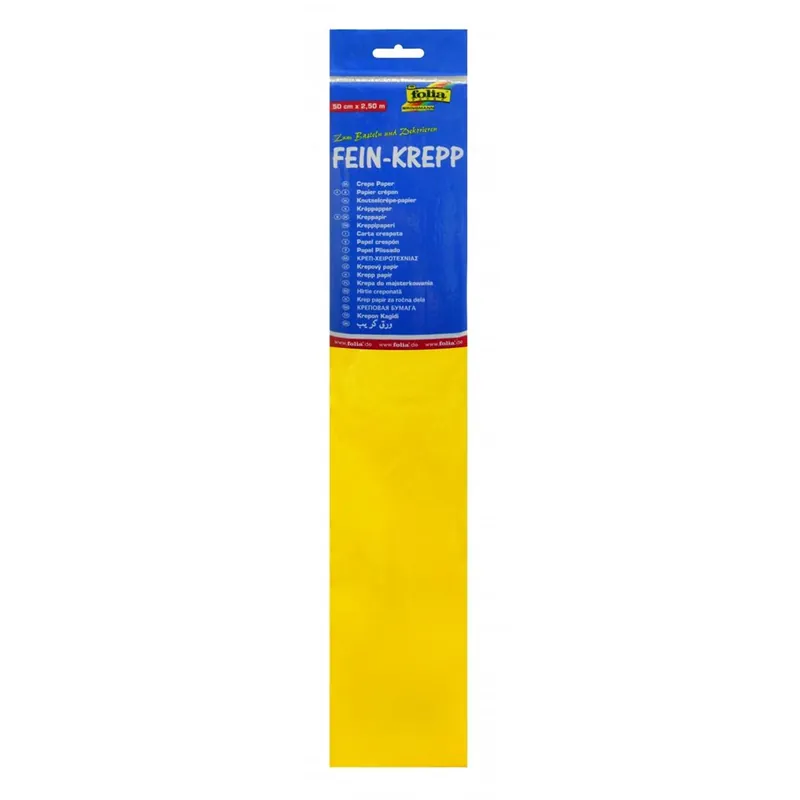 Crepepapier geel Koopje