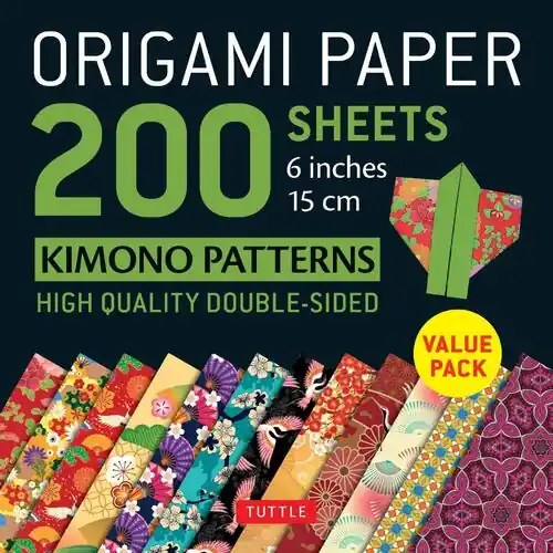 Origami paper, kimono patterns 15×15 Populair