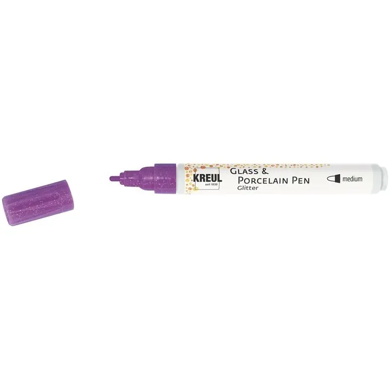 Alleen Vandaag Kreul Glass & Porcelain pen glitter – medium paars