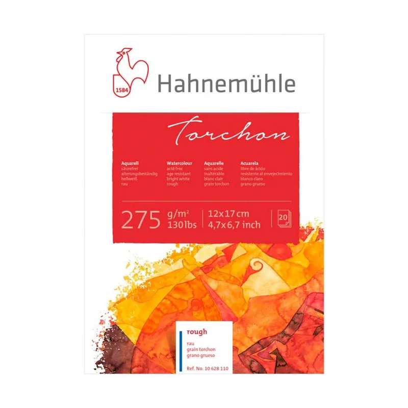 Fabrieksprijs Hahnemuhle torchon – 275gr – 12 x 17 ruw