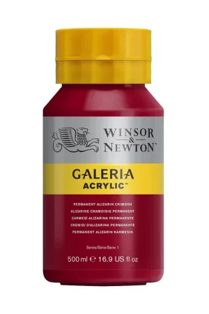 Winsor & Newton Galeria acryl 500ml – 466 permanent alizarin crimson Goedkoop