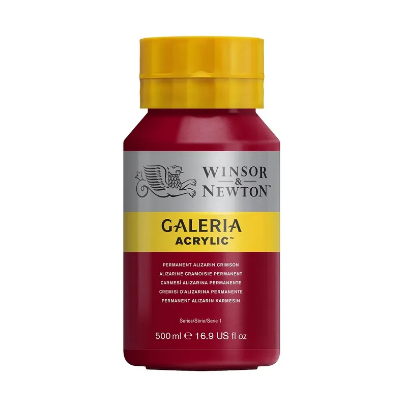 Winsor & Newton Galeria acryl 500ml – 466 permanent alizarin crimson Goedkoop
