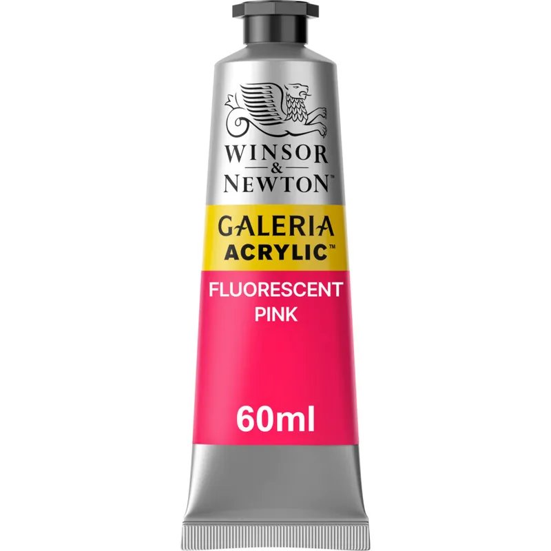 Winsor & Newton Galeria acryl 60ml – 457 fluorescent roze Gratis Verzending