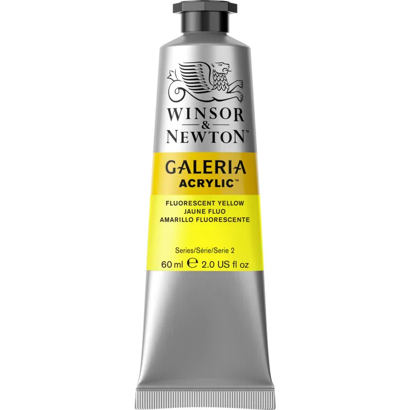Winsor & Newton Galeria acryl 60ml – 456 fluorescent geel Korting