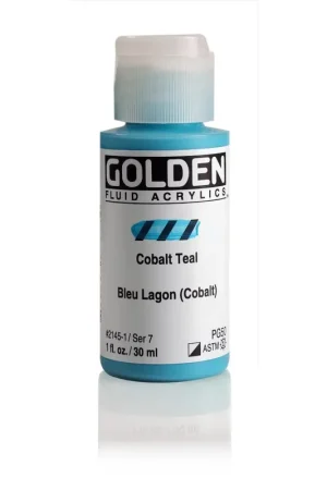 Golden fluid acrylics 30ml – S7 – 2145 cobalt teal Alleen Vandaag