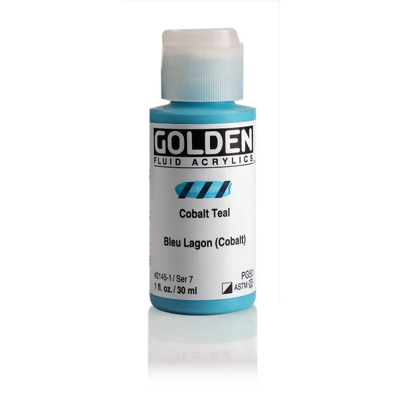 Golden fluid acrylics 30ml – S7 – 2145 cobalt teal Alleen Vandaag
