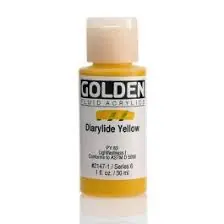 Golden fluid acrylics 30ml – S6 – 2147 diarylide yellow Finale Uitverkoop