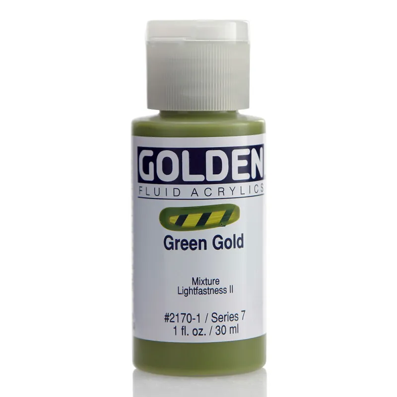 Veilige Betaling Golden fluid acrylics 30ml – S7 – 2170 green gold