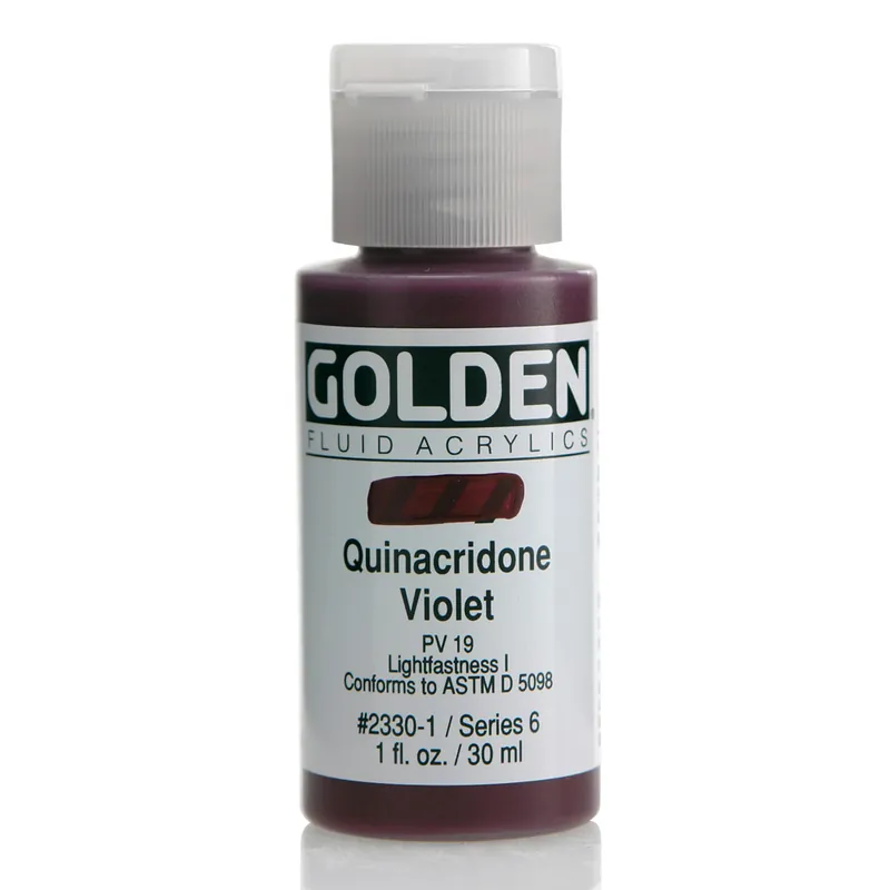 Golden fluid acrylics 30ml – S6 – 2330 quinacridone violet Direct Verzonden