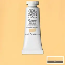 Winsor & Newton designers gouache S1 – 422 naples yellow Merkproduct