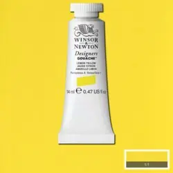 Aanbieding Winsor & Newton designers gouache S1 – 345 lemon yellow