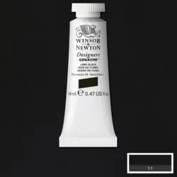 Winsor & Newton designers gouache S1 – 337 lamp black Uitverkoop