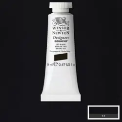 Winsor & Newton designers gouache serie 1 – 335 jet black Alleen Vandaag