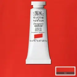 Nieuw Winsor & Newton designers gouache S1 – 249 flame red